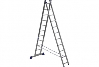 Лестница алюминиевая 2-х секц 11 ступеней (5211) 