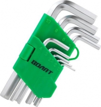 Набор ключей шестигр. 1,5 - 10 мм короткие 9 шт ВОЛАТ 11005-09 