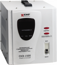 Стабилизатор напряжения СНЭ1-1000ВА 140-260V электрон., защита от КЗ, перегрузки IP20 cne1-1000e EKF 