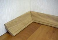 Плинтус деревянный  55 мм гладкий 3 м 