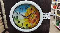 Часы настенные Energy EC-97 Подсолнух 27,5 х3,8 см круглые, плавный ход в Орехово-Зуево