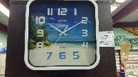 Часы настенные Energy EC-99 Пляж 24,5 х3,9 см квадрат, плавный ход 