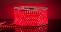 Лента светодиодная LED лента 10х7 мм 60 led/m Красная SMD3528 220В 