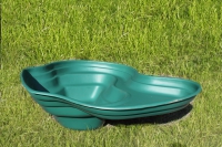 Пластиковая форма для пруда в сад V-440 зеленый в Орехово-Зуево купить за 3370 руб  в интернет-магазине стройматериалов СтройДвор на Карболите 