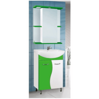Шкаф для ванной зеркальный Alessandro 3 - 550 зеленый в Орехово-Зуево купить за 7800 руб  в интернет-магазине стройматериалов СтройДвор на Карболите 