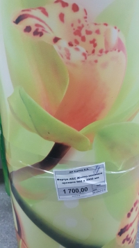 Скинали Желто-зеленые орхидеи 600 х 3000 мм 