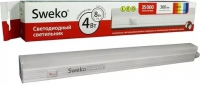 Sweko светильник  светодиодный линейный 4W(340lm)4000K L=330 mm с выкл 
