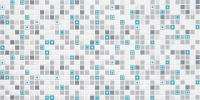 Листовая панель ПВХ Мозаика Геометрия синяя 52гс 954х500х0,4 мм 