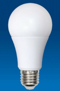 Лампа светодиодная Uniel LED-A60-8W/WW/E27/FR PLP01WH форма А мат.колба, тепл.белый 