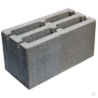 Блок бетонный 4-х пустотный 390х190х188 