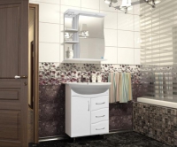 Зеркало-шкаф для ванной комнаты настенный в ванную комнату Волна 600/С в Орехово-Зуево купить за 6510 руб  в интернет-магазине стройматериалов СтройДвор на Карболите 