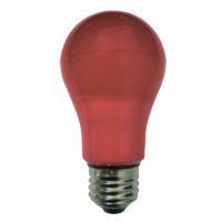 Лампа светодиодная Ecola ЛОН A55 E27 8W 108x55 Красная K7CR80ELY 