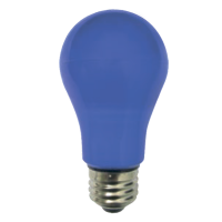 Лампа светодиодная Ecola ЛОН A55 E27 8W 108x55 Синяя K7CB80ELY 