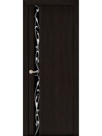 Дверь Дакар черный рисунок 125  800 черный шелк (до) 