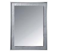 Зеркало в белой рамке для ванной 80 х 60 F674 