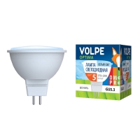 Лампа светодиодная Volpe LED-JCDR-5W/NW/GU5.3/O белый свет 