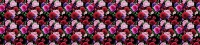 Листовые панели ПВХ панно Розы на черном в Орехово-Зуево купить за 1050 руб  в интернет-магазине стройматериалов СтройДвор на Карболите 