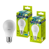 Лампа светодиодная Ergolux LED A60-10W-E27-4K 