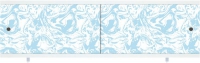 Экран для ванной Мрамор голубой 1,68 