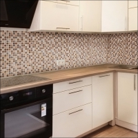 Кухонный фартук - Листовая панель ПВХ мозаика Глазурь 