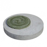 Колодезные крышки с пластиковым люком бетонные ППл 20-1 
