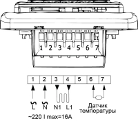 Терморегулятор электрического теплого пола Q-401 в Орехово-Зуево купить за 2905 руб  в интернет-магазине стройматериалов СтройДвор на Карболите 