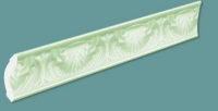 Плинтус потолочный Р05 зеленый 