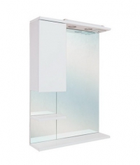 Шкаф-зеркало в ванную ЭЛИТА 60.01  белый пр. в Орехово-Зуево купить за 6485 руб  в интернет-магазине стройматериалов СтройДвор на Карболите 