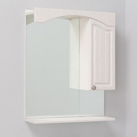 Шкаф-зеркало для ванной АРНО-КЛАССИК 65.01 пр. белое дерево 