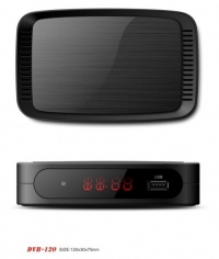 TV-тюнер (ресивер) Praktis-1201 DVB-T2/C, full HD, wi-fi, 2USB, HDMI,RCA, дисплей, 3RCA-3RCA в/к 