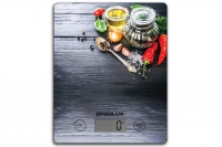 Весы кухонные до 5 кг  ERGOLUX ELX-SК02-C02 черные специи в Орехово-Зуево