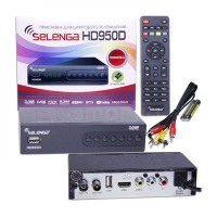 Приставка для цифрового телевидения Selenga HD950D 
