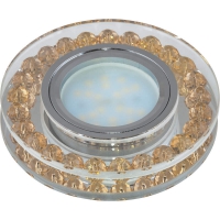 Светильник на потолок точечный DLS-Р102  CHROME/GOLD 