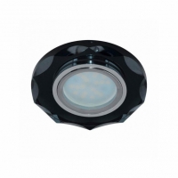 Светильник для потолка встраиваемый Fametto DLS-Р105  CHROME/BLACK 