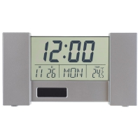 Часы-будильник  City  серебряный PF-S2056 время, температура, дата в Орехово-Зуево купить за 485 руб  в интернет-магазине стройматериалов СтройДвор на Карболите 