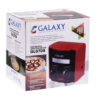 Кофеварка Galaxy GL-0708 красная, 750Вт 2 чашки, съемный многоразовый фильтр в Орехово-Зуево купить за 1620 руб  в интернет-магазине стройматериалов СтройДвор на Карболите 