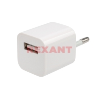 Зарядка для телефона Apple iPhone USB 1000 mA белое REXANT 
