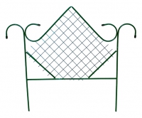 Забор декоративный метал. РОМБ 10 мм х 0,9 м 5 секций 