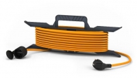 Удлинитель электрический шнур GardenLine на рамке б/з ПВС 2х1 10А US202B-120OR 20м 