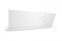 Экран для ванной с откидными дверцами 1490*540-580 Белый 