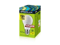 Лампа светодиодная Ergolux LED A60 15W E27 3000K 
