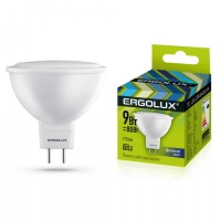 Лампа светодиодная Ergolux LED JCDR 9W GU5.3 6500K 