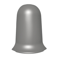 Угол для плинтуса наружный IDEAL 55 мм 081 Металлик серебристый (2 шт) 