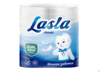 Туалетная бумага Lasla 2 сл 4 шт 