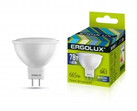 Лампа светодиодная Ergolux LED JCDR 7W GU5.3 6500K в Орехово-Зуево