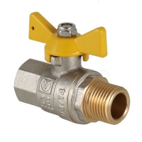 VALTEC VALGAS Кран шаровый газовый 3/4 г/ш БАБОЧКА в Орехово-Зуево