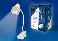 Uniei TLD-557 5W/5500K Светильник наст.КОРИЧНЕВЫЙ,ПРИЩЕПКА,сенсорн.выкл.Dimmer в Орехово-Зуево