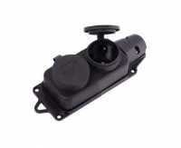 Колодка с заглушками электрическая КАУЧУК  2Р+Е1х16 IP44 в Орехово-Зуево