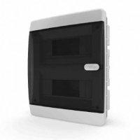 IEK Tecfor Бокс 18 модулей внутренний IP41 ПРОЗРАЧНАЯ ЧЕРНАЯ дверца в Орехово-Зуево