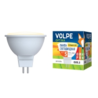 Лампа светодиодная Volpe LED-JCDR-5W/WW/GU5.3/O теплый белый 